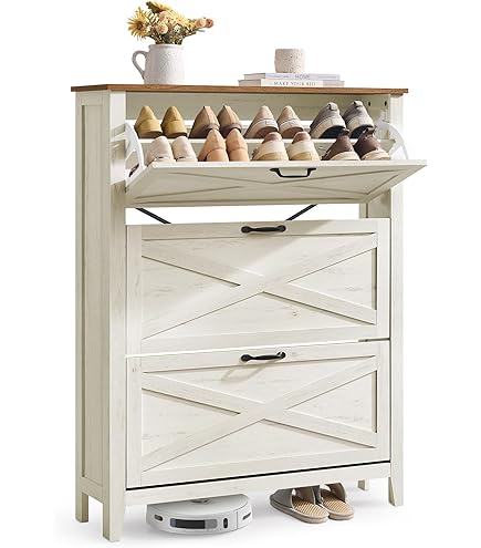 COSTWAY Meuble à Chaussure en Bois, Banc à Chaussures avec Siège Rembourré, 2 Portes Coulissantes, 6 Compartiments, Banquette de Rangement, Meuble d' Entrée, 99,5 x 34,5 x 46 cm (Gris COSTWAY Meuble à Chaussure en Bois, Banc à Chaussures avec Siège Rembourré, 2 Portes Coulissantes, 6 Compartiments, Banquette de Rangement, Meuble d' Entrée, 99,5 x 34,5 x 46 cm (Gris