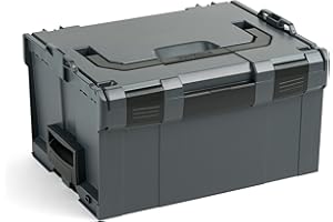 L-BOXX Bosch Sortimo L Boxx 238 Misura 3 Antracite Trasportosistema Strumento Cassetta Degli Attrezzi Vuota Grande Plastica Ideale Strumento Archiviazione Scatola