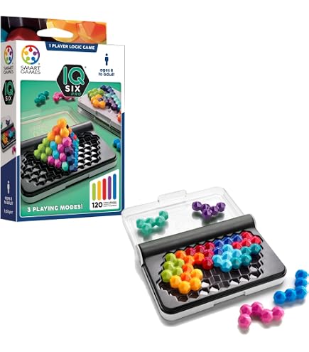 Noris IQ Ball-Move Gioco Di Logica Compatto - 60 Compiti 6 Livelli + Carte Vuote - Dai 6 Anni