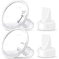 Maymom Pump Valve & MyFit 21mm Shield Compatible with Lansinoh Breast Pump Signature Pro/Smartpump/Manual Breast Pump. Replace Lansinoh Pump Valve. Not Original Lansinoh Pump Part (27mm Shield+Valve)