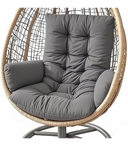 Set di cuscini e ombrelli di ricambio, per sedia a sdraio sospesa, accessori per sedie da esterno senza sedia, decorazione da patio resistente alle intemperie