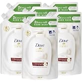 6 x Dove Premium Silk Eco Refills Moisturizing Hand Soap Soft and Smooth Skin - 6 Refills 500ml