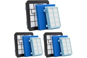 BIHARNT 3 Stück FC8010/02 Filter für Philips PowerPro Compact 3000 Series Staubsauger FC9332/09 & FC9331/09 und PowerPro Active Series 5000 Staubsauger FC9555/09,FC9330-FC9334, FC9350-FC9353, FC9555,FC8010/01