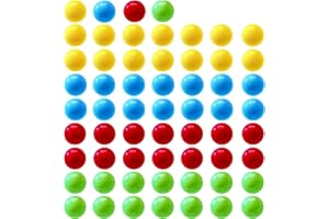 Hotgod Lot de 60 billes de rechange compatibles avec les hippopotames affamés