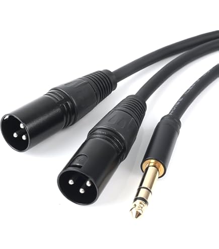 Cavo Audio J&D 3.5mm A 2x XLR Maschio - 4.5m, Per Collegare Smartphone A Mixer O Amplificatori - Foto 4