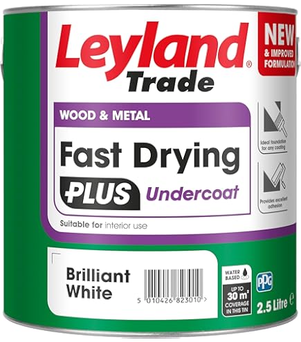 Crown Trade Fastflow Quick Dry Primer Undercoat White - 5L