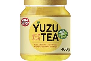 ‎ALLGROO Allgroo Yuzu Tee — Yuzu Zubereitung für Tee oder als Brotaufstrich, vegan und glutenfrei (1 x 400 g)
