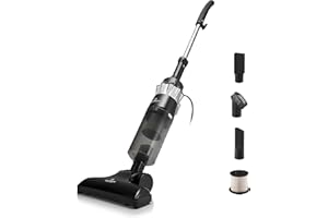 JUST PERFECTO HOUSEHOLD APPLIANCES JL-16, Just Perfecto Aspirapolvere a Bastone 3 in 1 600W-Aspirapolvere Senza Sacco-Potente con Filtro Turbo e HEPA-Cavo 5M, 600 W, 1.5 Litri, 72 decibeles