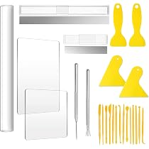 Kit Modelage Céramique KBNIAN 13 Pièces | Rouleau Acrylique, Emporte-pièces, Aiguilles | Pour Argile Et Pâte Polymère