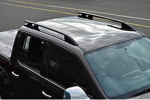 ALVM PARTS & ACCESSORIES Schwarzes Aluminium-Dachträger-Set für Amarok (2010–2021)
