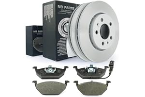 ‎NB PARTS NB PARTS Bremsscheiben Bremsbeläge vorne 256mm passend für Audi A2 A3 Skoda VW Golf 4 IV Polo 9N