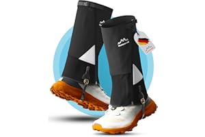 ‎ALPENWERT Alpenwert Gamaschen Wasserdicht [Deutsches Start-Up] geschützt beim Wandern, Jagd, Schnee, Winter, Regen Gaiters Regenstulpen für Herren und Damen