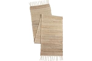 The Home Talk Hand Woven Table Runner | 13'' x 72'' Vintage Mats for Parties, Dining Table, Coasters | Decorative Runner | Jute Fibers | Eco-Friendly Accessory | Natural Boho Jute Store