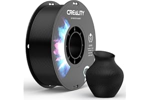 ‎CREALITY Creality PETG Filament 1.75 Icapiro rya 3D: Ubukomezi Buhebuje Bwuzuye Buringaniye +/- 0,02 mm, Ikiro 1kg (2.2lb) Nicapiro Ryinshi rya 3D FDM, PETG Filament,Czarny