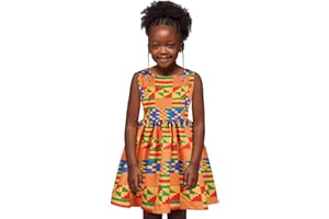 OBiQuzz Diadema Estilo Ankara Chaleco Verano Conjunto Niños Africanos Dashiki Faldas Niñas Trajes Tops Bebé Niño Ropa Niña Trajes y Conjunto Lentejuelas Camisa Niños