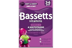 Bassetts Vitamins 3-6 Years Blackcurrant and Apple Flavour Multivitamins 30 Gummies