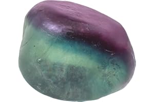 Lebensquelle Plus Pierres roulées de qualité supérieure - Gemmes polies agréables au toucher (fluorite, taille L)