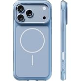 URUCHI GM Air iPhone 18 Pro Max / 17 Pro Max ile Uyumlu Mat Manyetik Kılıf, Kapalı Mat Arka + Yumuşak Silikon Kenar, Airbag K