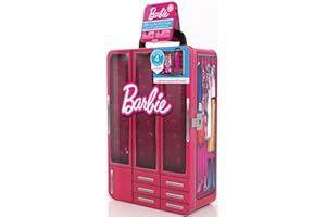Barbie Metal Dolls Toy Storage Case for Girls - Barbie Store it All - Compatible with other Dolls, for Kids Ages 3 and Up