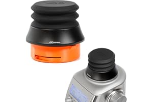 ARO Espresso™ Aluminiowy pojemnik na pojedynczą dawkę z silikonowym mieszkem i zintegrowaną przegrodą zapobiegającą popcornowi | kompatybilny z Breville/Sage Smart Grinder Pro