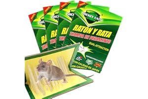 Panngu 4 Unidades Trampa Adhesiva para Ratas, Profesional Trampa para Ratónes, fácil de Usar ratón Adhesivas para ratoncillos y Rata (31cm x 21cm)