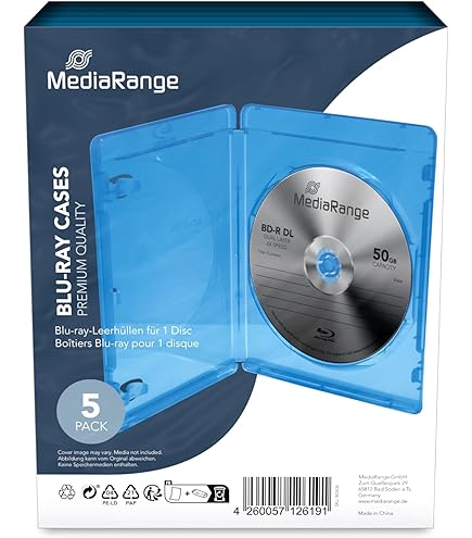 10 Elite Blu Ray Hüllen 15 mm für 6 DVD,Bluray Disc Elite VIVA Leerhülle