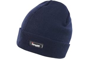 RESULT HEADWEAR Result Unisex Lightweight Thermal Winter Thinsulate Hat (3M 40g) (One Size) (Navy Blue)