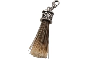 Alpenflüstern Trachten-Anhänger Dachshaar-Pinsel für Charivari oder Trachtenkette (braun) AAH013