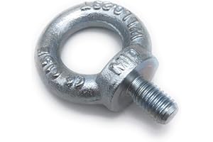 BEFESTIGUNGSTECHNIK F.R. Ringschraube galvanisch Verzinkt C15 - M10 - Traglast: 230kg - 5 Stück - [ Größe Wählbar ] Kranöse Zurröse Ösenschraube Augenschraube Augenbolzen Ringbolzen ähnl. DIN 580 (M10)