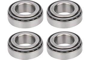 HILILAND 4 piezas 32005 (2007105E) juego de rodamientos de rodillos cónicos de una sola columna de rodillos cónicos pista de rodadura cónica para engranajes mecánicos de automóviles automotrices