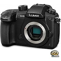 PANASONIC LUMIX GH5 Body 4K Mirrorless Camera, 20.3 Megapixels, Dual I.S. 2.0, 4K 422 10-bit, Full Size HDMI Out, 3 Inch…