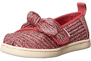 TOMS Fille Tiny Glitter Alpargata Mocassin Plat