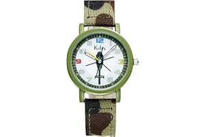 KDM Orologio Bambino Sportivo Analogico Quarzo Impermeabile Orologio da Polso per Ragazzi Ragazze Insegnante l'Apprendimento del Tempo Orologi Educativo Bambino Luminosi, Regalo Bambino 3-12 Anni