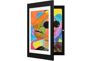 GUUSUI kinderkunstrahmen aufklappbar，bilderrahmen kinderzeichnungen a4，kinder kunst rahmen für kinderbilder，kunstfotorahmen für kinder bilder