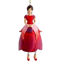 Blumen Mädchen Fuchsie zum Hängen Figur Dekofigur Gartenfigur für den Innenbereich