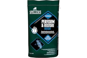 SPILLERS Perform & Restore Horse Mash 20KG - Performance Recovery Mash Horse Feed with Amino Acids, Vitamins C & E - Feed to Support Muscle, Digestive and Immune Health