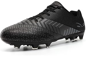 GWMDKI Men's Football Boots Unisex Breathable Spike Professional Athletics Football Trainers Sneakers Outdoor Football Shoes for Teenager