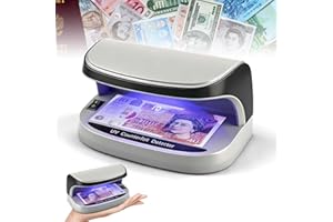 PENYUY Note Checker - Counterfeit Money Detector UV LED Light Counterfeit Money Detector, Portable Fake Prop Notes Checker Fluorescent Mark Tracer for All Supermarkets/Hotels/Restaurants/Home
