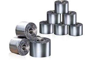 10Rollen Angeln Blei Blatt Bootoow Weiches Blei Rolle Blei Blatt Streifen（0.6mm,1.2mm）, Silber