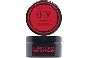American Crew Cream Pomade, Crema Styling Uomo, Tenuta Media & Finish Opaco, Crea Look Definiti & Naturali, 85g