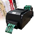 MOXAC 4 Row Satin Ribbon Printing Machine For Gift Wrapping, Label Printer Foil Stamping Printing Machine 12-20mm Width, 200DPI, Supports 50+ Languages