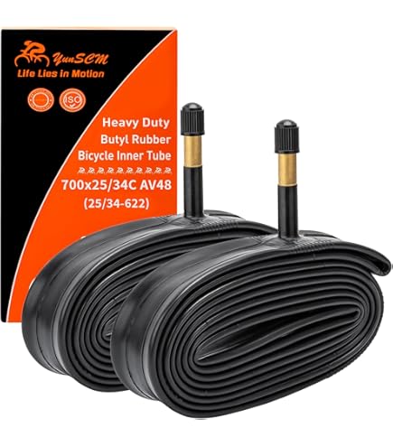 Bicycle Tubes 700 X 28-32 700C Bike Tubes 700x25C/26C/28C/30C/32C FV60  Presta Valve (25/32-622) 700C Bi 700x28c Tire Tube