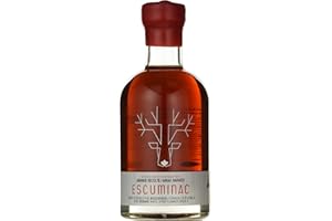 Escuminac Sirop D'Érable Pur Et Premium - Extra Rare - 200 ml - Canada Catégorie A - Grade A - Ambré Goût Riche - Fin et Délicat - Parfait Cocktail, Recettes Relevées - Produit Du Québec