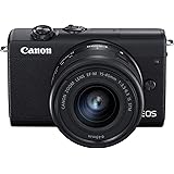 Canon EOS M200 Mirrorless Compact Camera | 24.1 megapixel, 4K Camera, Vertical Shooting, 4K Time-Lapse, Dual Pixel CMOS Auto