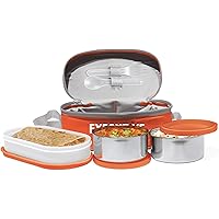 Milton Executive Lunch Box Set of 3, Orange