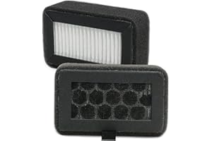 JUUPINE 2PC upgraded bambu lab x1c filter Activated Carbon Air Filter for Bambu lab X1 Series and P1, ABS PLA PETG PC PV filament VOC particle absorption filter