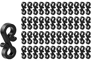 UKDEALS DIRECT UKDD® Outdoor Light Clips - Gutter Hooks for Outdoor Lights (Pack of 120)