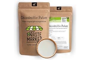 ‎TASTE MARKET GUTER GESCHMACK 2 x 100 g Chondroitin Pulver | ohne Zusätze | fein gemahlen | Chondroitinsulfat