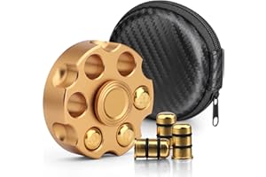 DILABNDA Cool Fidget Spinner Spielzeug für Erwachsene Kinder, Metallgriff Finger Spinner, Sensorische Fidget Würfel Spielzeug für Stress Linderung, Geschenke Party Gefälligkeiten