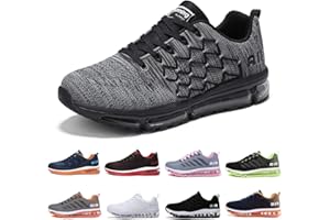 huysfika Womens Mens Trainers Gym Running Shoes Fashion Fitness Mesh Sneakers Casual Outdoor Walking Shoes, Size 3.5-10 UK